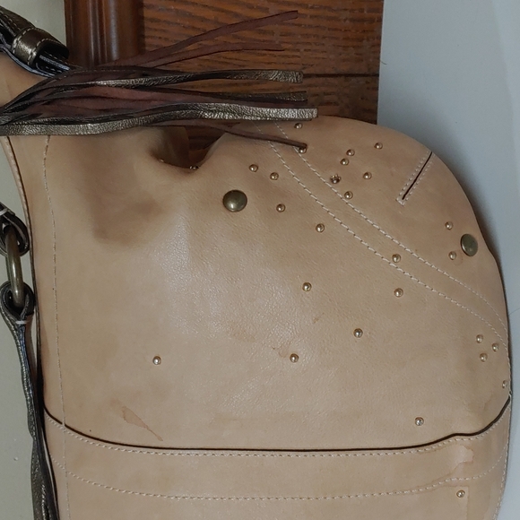 Coach Vanchetta Crystal Studded Leather Hobo Shoulder Bag - Picture 5 of 17